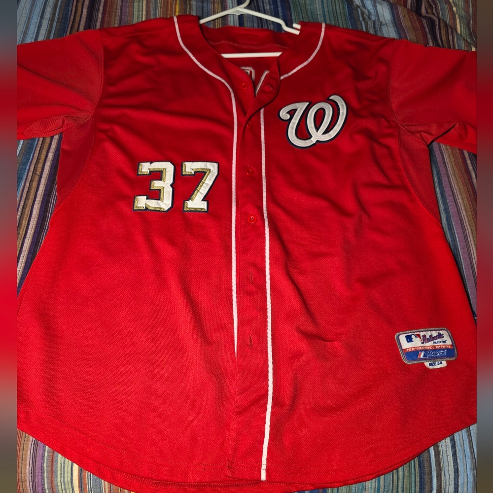 Stephen Strasburg On Field Washington Nationals Jersey EUC